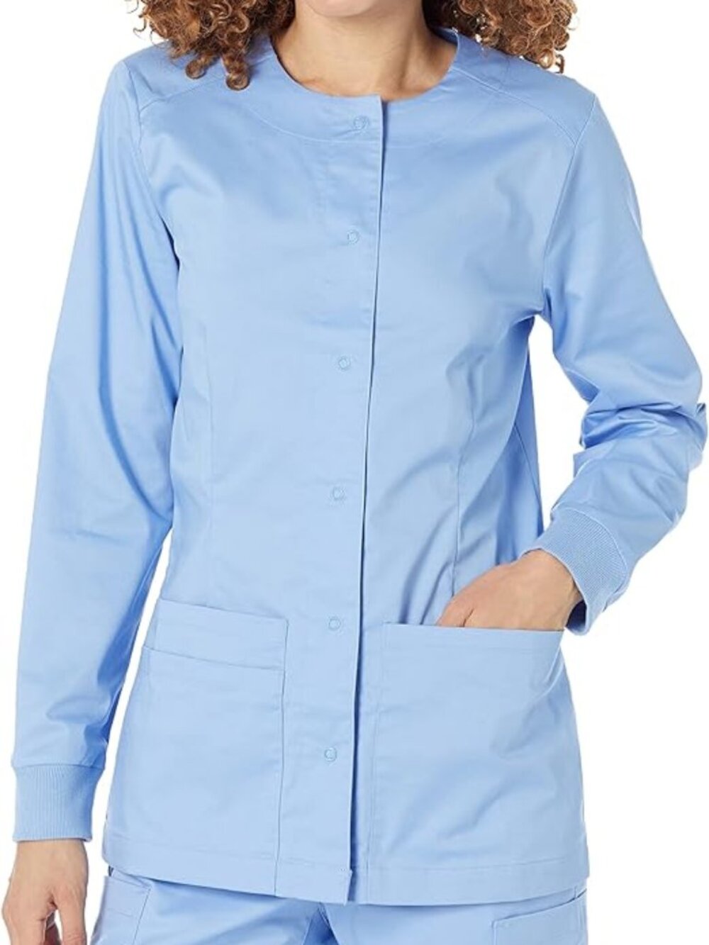 New Medical Hospital Nursing Long Sleeve, Top Scrub Jacket for Women XL